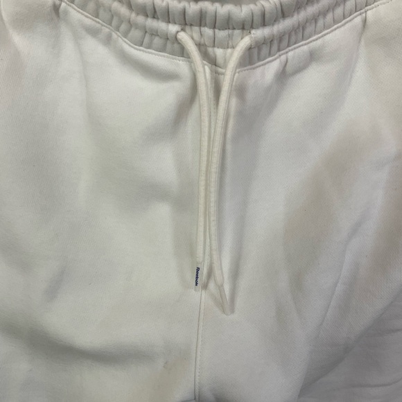 NEW Reebok White Classic Joggers Sweatpants Size L - Picture 8 of 14